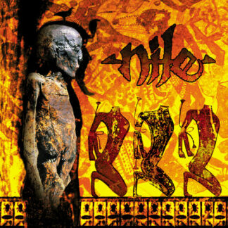 NILE Amongst The Catacombs of Nephren-Ka - Vinyl LP (highlighter yellow halloween orange neon orange black splatter)