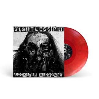 SIGHTLESS PIT Lockstep Bloodwar - Vinyl LP (transparent red black swirl)