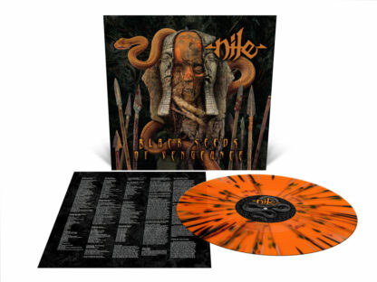 NILE Black Seeds of Vengeance - Vinyl LP (orange black silver oxblood splatter)