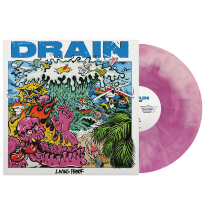 DRAIN Living Proof - Vinyl LP (purple white galaxy)
