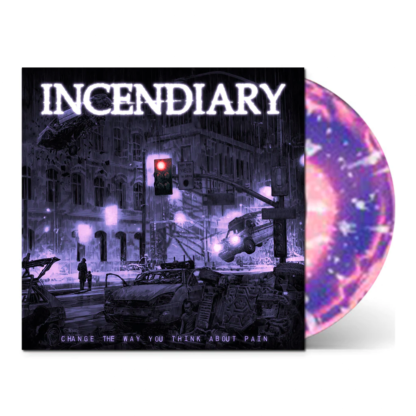 INCENDIARY Change The Way You Think About Pain - Vinyl LP (violet blue pink mix white splatter)