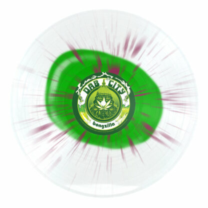 BONGZILLA Dab City - Vinyl LP (clear green blop purple splatter)