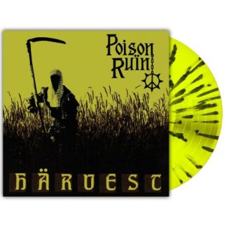 POISON RUÏN Härvest - Vinyl LP (highlighter yellow black splatter)