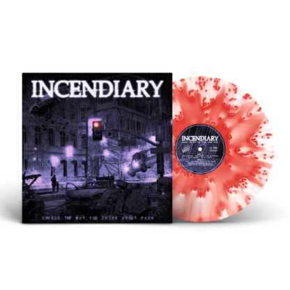 INCENDIARY Change The Way You Think About Pain - Vinyl LP (violet blue pink mix white splatter | cloudy red)