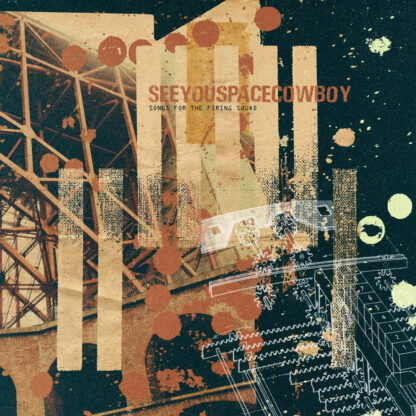 SEEYOUSPACECOWBOY Songs For The Firing Squad - Vinyl LP (orange crush black split)