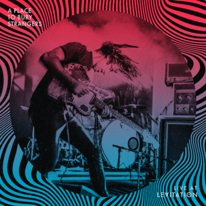 A PLACE TO BURY STRANGERS Live At Levitation - Vinyl LP (neon coral light blue half half highlighter yellow)