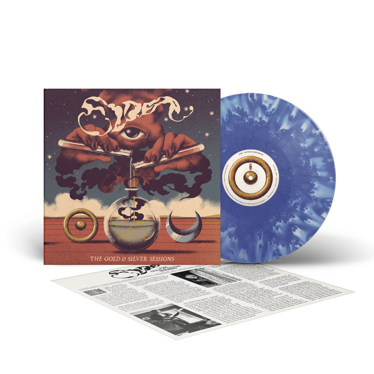 ELDER The Gold & Silver Sessions - Vinyl LP (blue cosmic nebula)