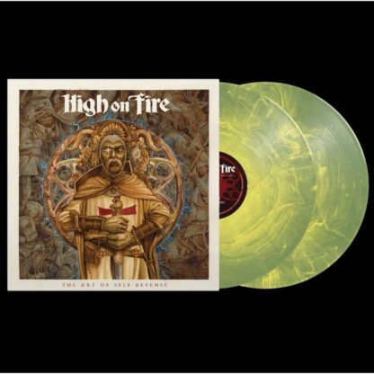 HIGH ON FIRE The Art Of Self Defense - 25th anniversary - Vinyl 2xLP (lemonade olive green | lemon cobalt splatter | silver cobalt half half | picture disc)