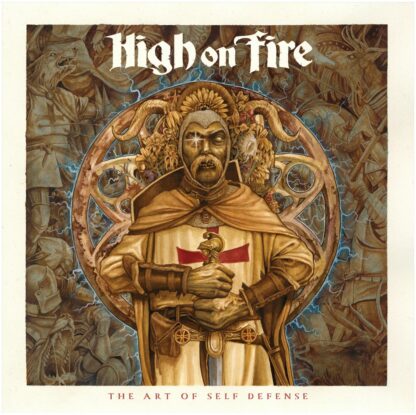 HIGH ON FIRE The Art Of Self Defense - 25th anniversary - Vinyl 2xLP (lemonade olive green | lemon cobalt splatter | silver cobalt half half | picture disc)