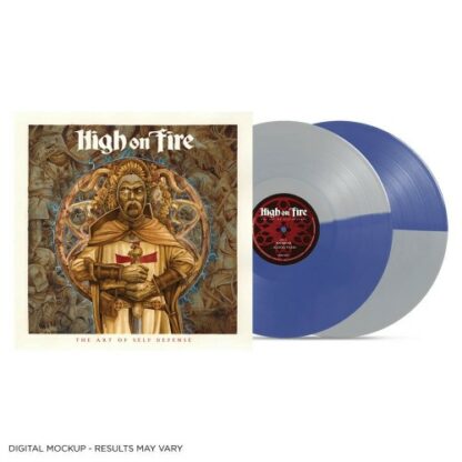 HIGH ON FIRE The Art Of Self Defense - 25th anniversary - Vinyl 2xLP (silver cobalt half half)