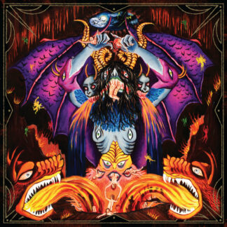 DEVIL MASTER Satan Spits on Children of Light - Vinyl LP (neon violet halloween orange mustard yellow cyan blue splatter)