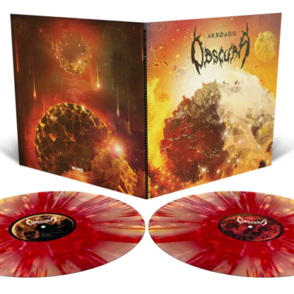 OBSCURA Akróasis - Vinyl 2xLP (red mustard yellow bone white merge blood red neon yellow bone white splatter)