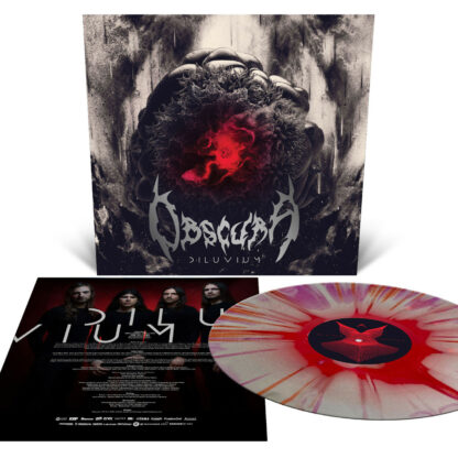 OBSCURA Diluvium - Vinyl LP (red purple metallic silver merge blood red metallic silver purple splatter)