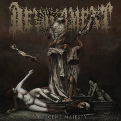 DEVOURMENT Obscene Majesty - Vinyl LP (metallic gold brown bone white merge red oxblood bone white splatter)