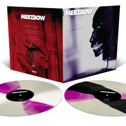 MERZBOW Venereology Reissue - Vinyl 2xLP (LP1 milky clear neon violet white twist LP2 milky clear neon violet black twist)