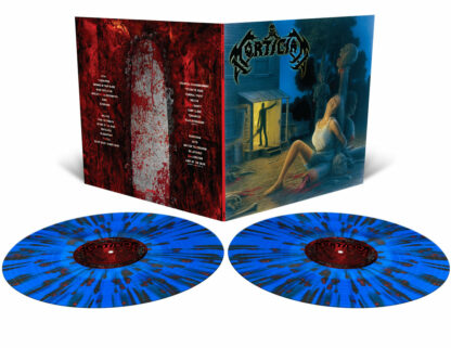 MORTICIAN Chainsaw Dismemberment - Vinyl 2xLP (royal blue blood red black red splatter)