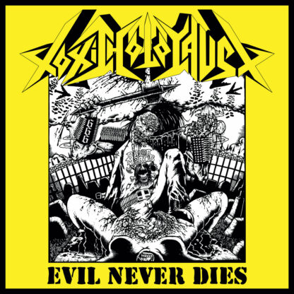 TOXIC HOLOCAUST Evil Never Dies - Vinyl LP (yellow black white splatter)