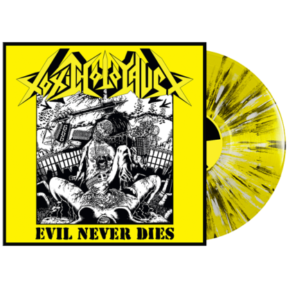 TOXIC HOLOCAUST Evil Never Dies - Vinyl LP (yellow black white splatter)