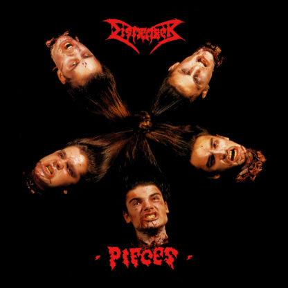 DISMEMBER Pieces - Vinyl LP (red black split)