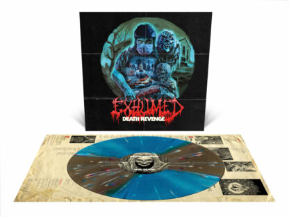 EXHUMED Death Revenge - Vinyl LP (sea blue black ice quad effect red bone white cyan blue splatter)