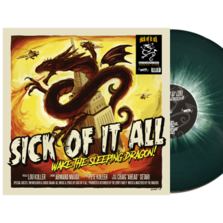 SICK OF IT ALL Wake The Sleeping Dragon ! - Vinyl LP (dark green white splatter)