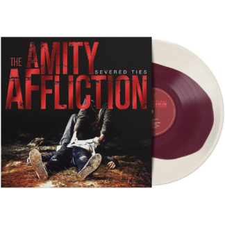 THE AMITY AFFLICTION Severed Ties - 15 year anniversary - Vinyl LP (red in cream)