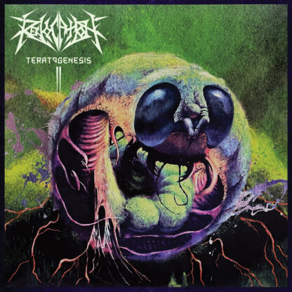 REVOCATION Teratogenesis - Vinyl LP (kelly green yellow galaxy)