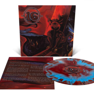 16 Drop Out - Vinyl LP (cyan blue blood red merge cyan blue blood red black splatter)