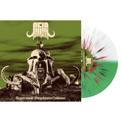 ACID MAMMOTH Supersonic Megafauna Collision - Vinyl LP (half transparent green half clear red black splatter)