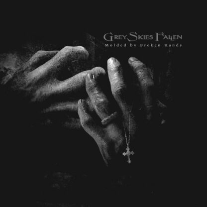 GREY SKIES FALLEN Molded By Broken Hands - Vinyl LP (black silver mix white splatter)