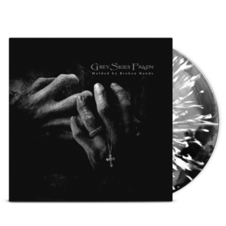 GREY SKIES FALLEN Molded By Broken Hands - Vinyl LP (black silver mix white splatter)