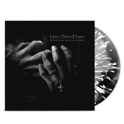 GREY SKIES FALLEN Molded By Broken Hands - Vinyl LP (black silver mix white splatter)