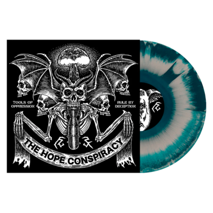 THE HOPE CONSPIRACY Tools Of Oppression Rule By Deception - Vinyl LP (silver sea blue mix)