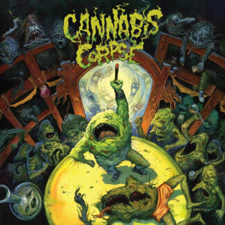 CANNABIS CORPSE The Weeding EP - Vinyl LP (green yellow mix)