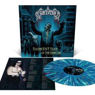 MORTICIAN Darkest Day of Horror - Vinyl LP (sea blue white red doublemint green splatter)