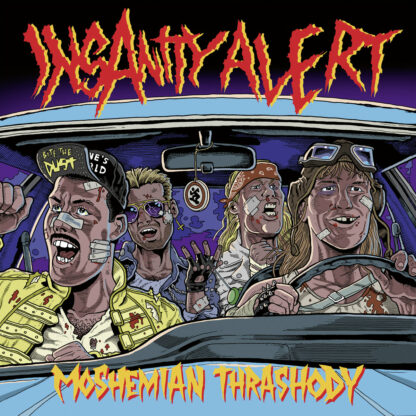 INSANITY ALERT Moshemian Thrashody - Vinyl 10" (crystal clear orange turquoise purple splatter)