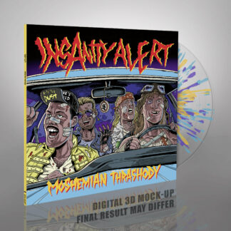 INSANITY ALERT Moshemian Thrashody - Vinyl 10 (crystal clear orange turquoise purple splatter)