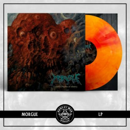 MORGUE Lowest Depths of Misery - Vinyl LP (orange red galaxy)
