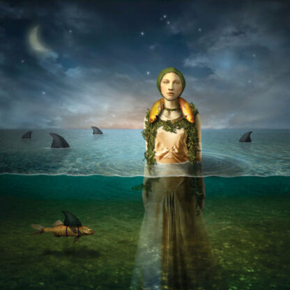 THE BLED Found in the Flood - Vinyl LP (transparent blue green splatter)