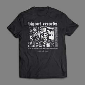 BIGOÛT RECORDS Gérald Tournier / Pangram - T-shirt (black)