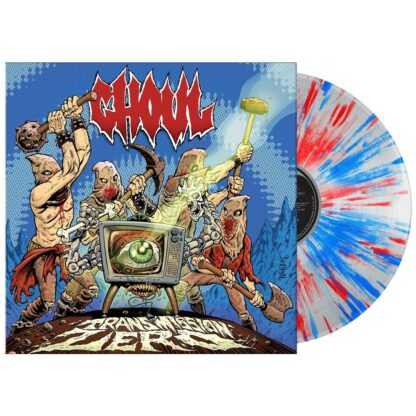 GHOUL Transmission Zero - Vinyl LP (clear red blue splatter)