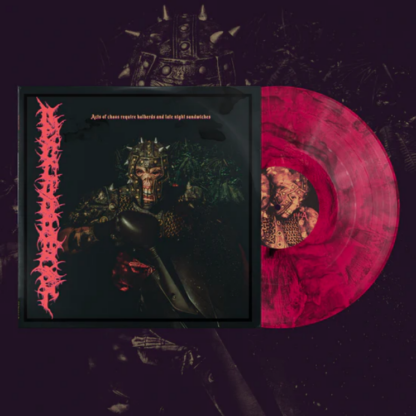 NECRODANCER Acts Of Chaos Require Halberds And Late Night Sandwiches - Vinyl LP (pink marble)