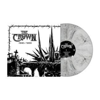 THE CROWN Crown Of Thorns - Vinyl LP (white black marble)