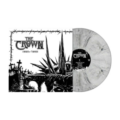 THE CROWN Crown Of Thorns - Vinyl LP (white black marble)