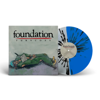 FOUNDATION Turncoat - Vinyl LP (cyan clear split black splatter)