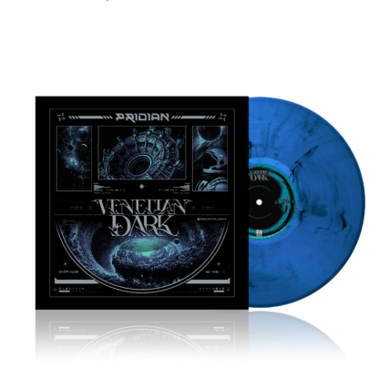 PRIDIAN Venetian Dark - Vinyl LP (transparent blue black marble)