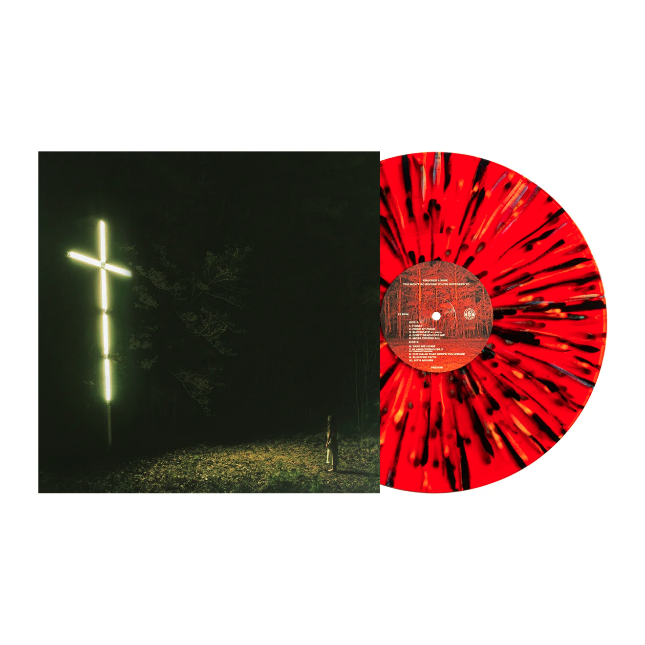 KNOCKED LOOSE You Won't Go Before You're Supposed To - Vinyl LP (blood red rainbow splatter)
