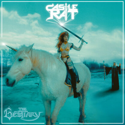 CASTLE RAT The Bestiary - Vinyl LP (unicorn pink white marble | dragonskin green glitter) - Image 2