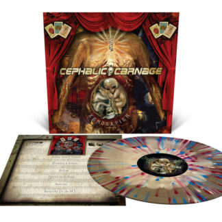 CEPHALIC CARNAGE Xenosapien - Vinyl LP (bone white inside translucent gold blood red bone white sky blue splatter)