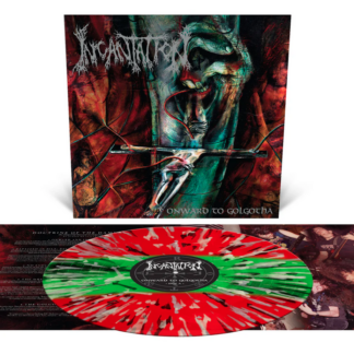 INCANTATION Onward to Golgotha - Vinyl LP (blood red emerald green blood red tri striped black metallic silver bone white splatter)